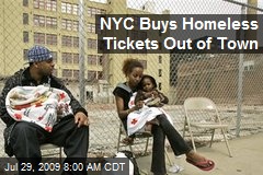NYC Buys Homeless Tickets Out of Town