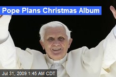 Pope Plans Christmas Album