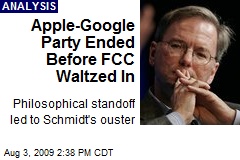 Apple-Google Party Ended Before FCC Waltzed In