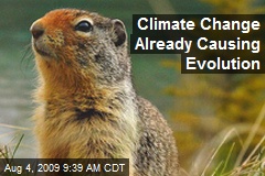 Climate Change Already Causing Evolution