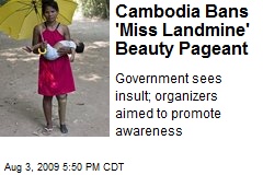 Cambodia Bans 'Miss Landmine' Beauty Pageant