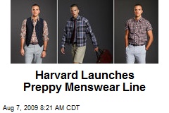 Harvard Launches Preppy Menswear Line