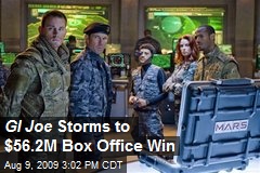 GI Joe Storms to $56.2M Box Office Win