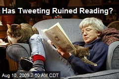Has Tweeting Ruined Reading?