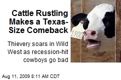 Cattle Rustling Makes a Texas- Size Comeback
