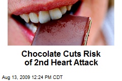 Chocolate Cuts Risk of 2nd Heart Attack