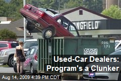 Used-Car Dealers: Program's a Clunker