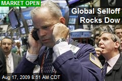 Global Selloff Rocks Dow
