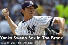Yanks Sweep Sox In The Bronx