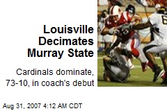 Louisville Decimates Murray State