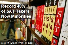 Record 40% of SAT Takers Now Minorities