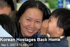 Korean Hostages Back Home