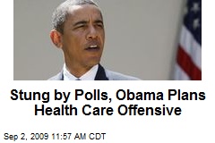 Stung by Polls, Obama Plans Health Care Offensive