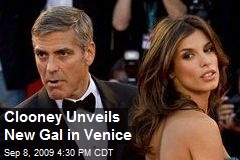 Clooney Unveils New Gal in Venice