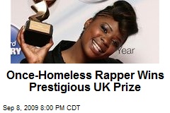 Once-Homeless Rapper Wins Prestigious UK Prize