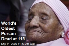 World's Oldest Person Dead at 115