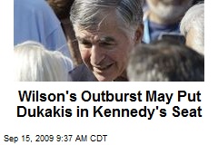 Wilson's Outburst May Put Dukakis in Kennedy's Seat