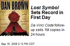 Lost Symbol Sets Record in First Day