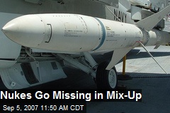 Nukes Go Missing in Mix-Up
