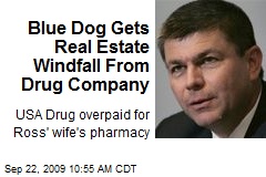 Blue Dog Gets Real Estate Windfall From Drug Company