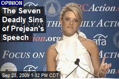 The Seven Deadly Sins of Prejean's Speech