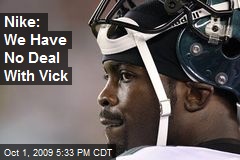 Nike: We Have No Deal With Vick