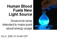 Human Blood Fuels New Light Source
