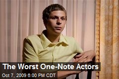The Worst One-Note Actors