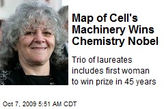 Map of Cell's Machinery Wins Chemistry Nobel