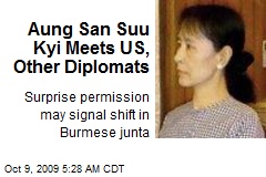 Aung San Suu Kyi Meets US, Other Diplomats