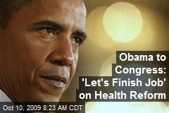 Obama to Congress: 'Let's Finish Job' on Health Reform