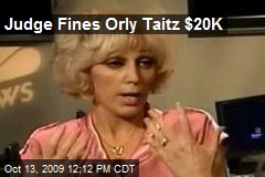 Judge Fines Orly Taitz $20K