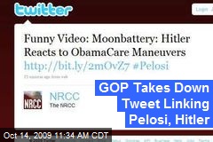 GOP Takes Down Tweet Linking Pelosi, Hitler