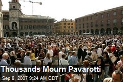 Thousands Mourn Pavarotti