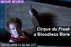 Cirque du Freak a Bloodless Bore