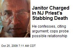 Janitor Charged in NJ Priest's Stabbing Death