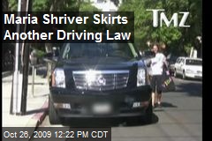 Maria Shriver Skirts Another Driving Law