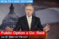 Public Option a Go: Reid