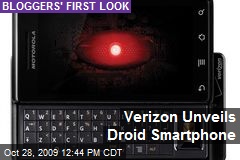 Verizon Unveils Droid Smartphone