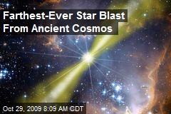 Farthest-Ever Star Blast From Ancient Cosmos