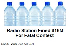 Radio Station Fined $16M For Fatal Contest