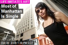 Most of Manhattan Is Single