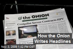 How the Onion Writes Headlines