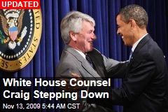 White House Counsel Craig Stepping Down