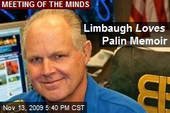 Limbaugh Loves Palin Memoir