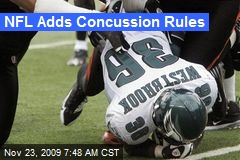 NFL Adds Concussion Rules