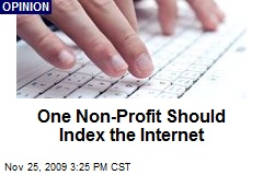 One Non-Profit Should Index the Internet