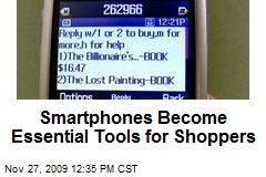 Smartphones Become Essential Tools for Shoppers