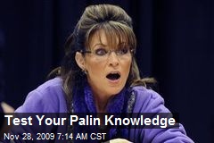 Test Your Palin Knowledge