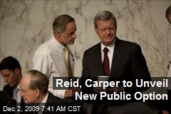 Reid, Carper to Unveil New Public Option